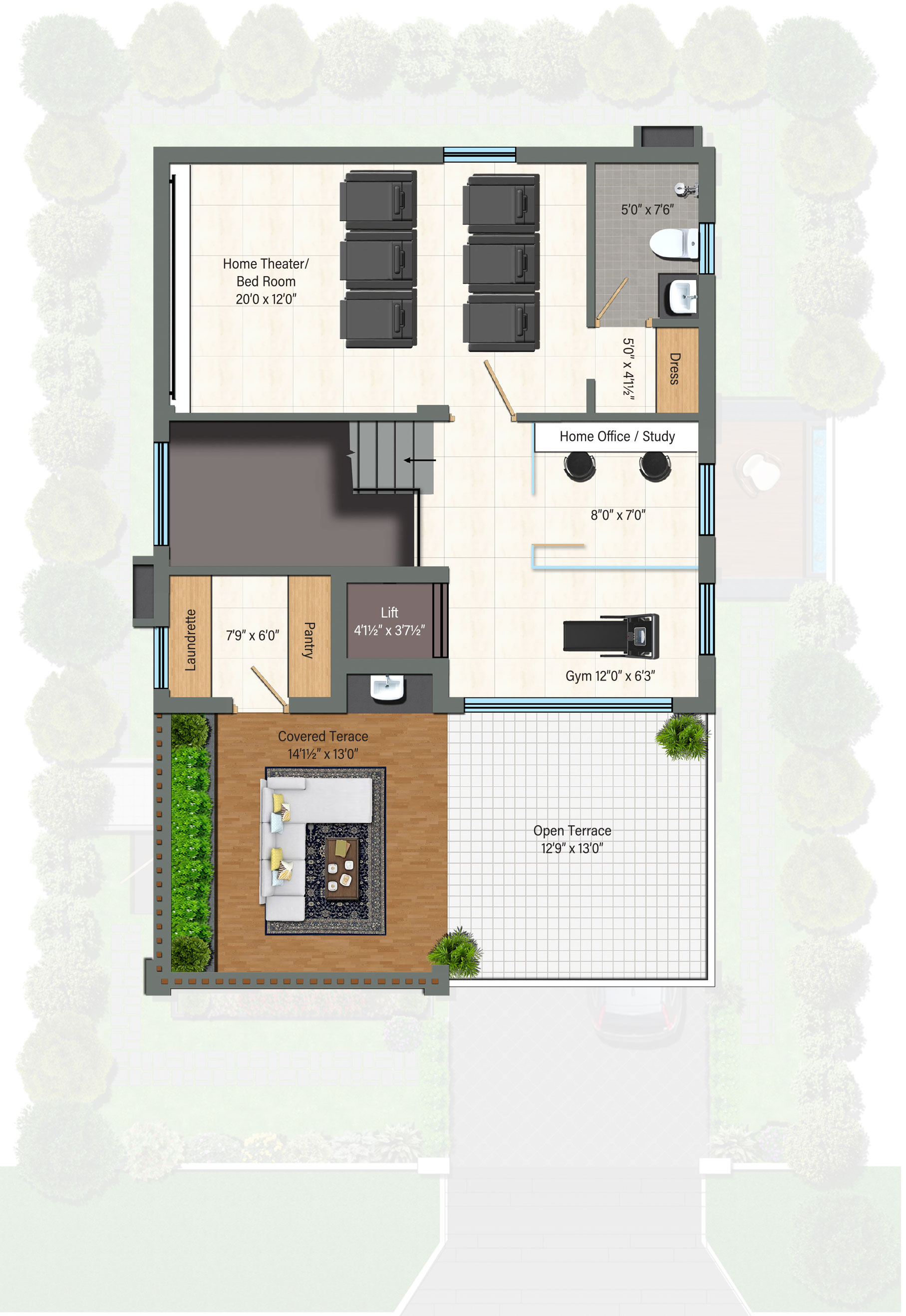 222 sq yds east vijayakalpa kshetra villa second floor