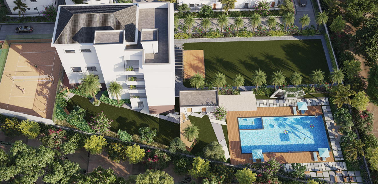 vijayakalpa kshetra villas top-view
